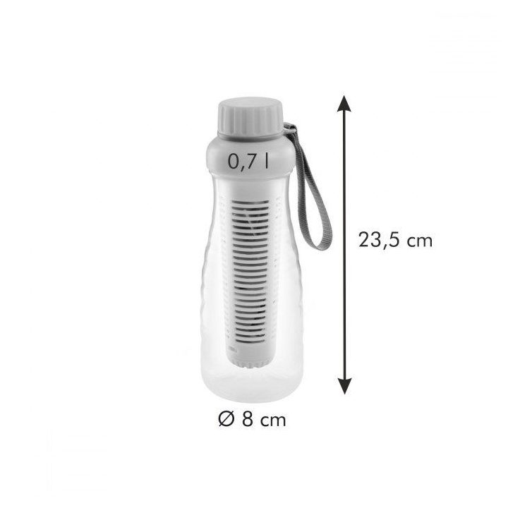 Rožinė gertuvė su infuzoriumi MyDrink, 0,7 l