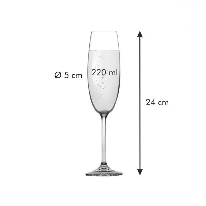 Šampano taurė Charlie 220 ml