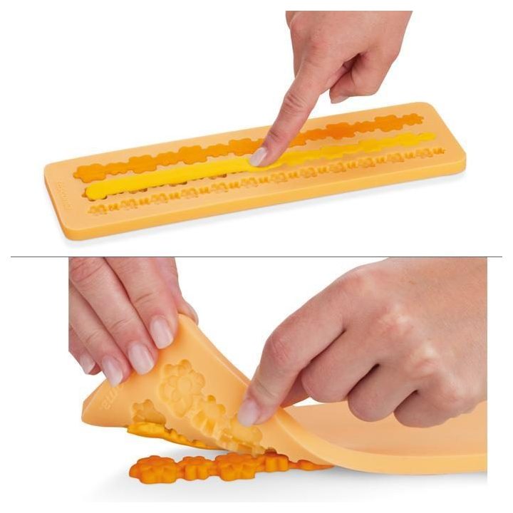 Silikoninė dekoratyvinė bordiūra su gėlių raštu DELICIA DECO