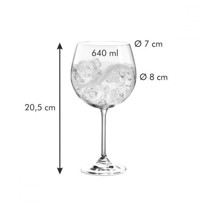 Gintonic Charlie 640 ml kokteilių stiklinė