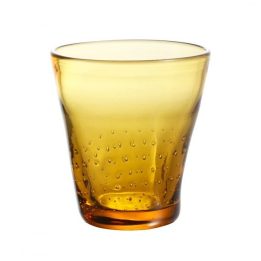 Oranžinė 300 ml stiklinė MyDrink Color