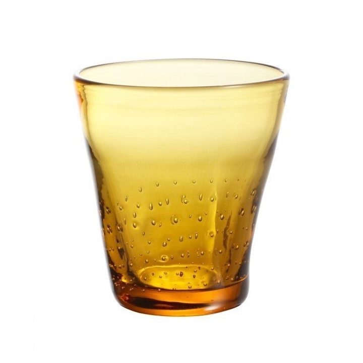 Oranžinė 300 ml stiklinė MyDrink Color