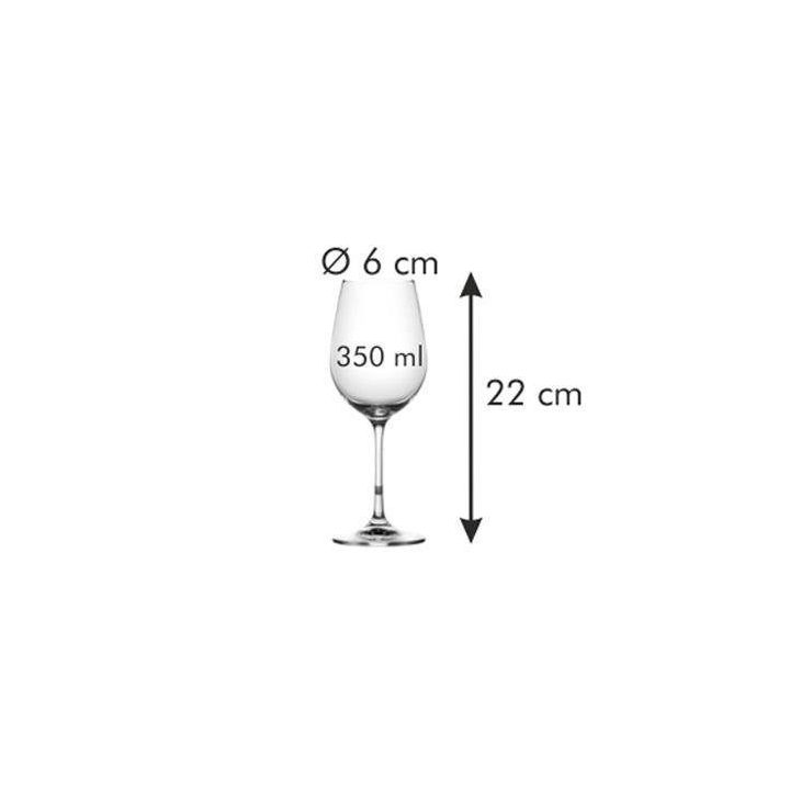 Vyno taurės Unovino 350 ml, 6 vnt
