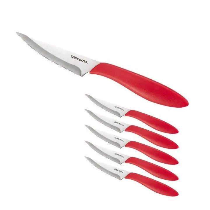 Raudonas picos peiliukas Presto, 10 cm, 6 vnt.