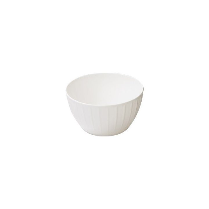Plastikinis indas 1,5 l, 18 cm, baltas