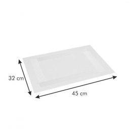 Kreminės spalvos padėkliukas Flairflame 45×32 cm