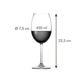 Vyno taurė Charlie 450 ml