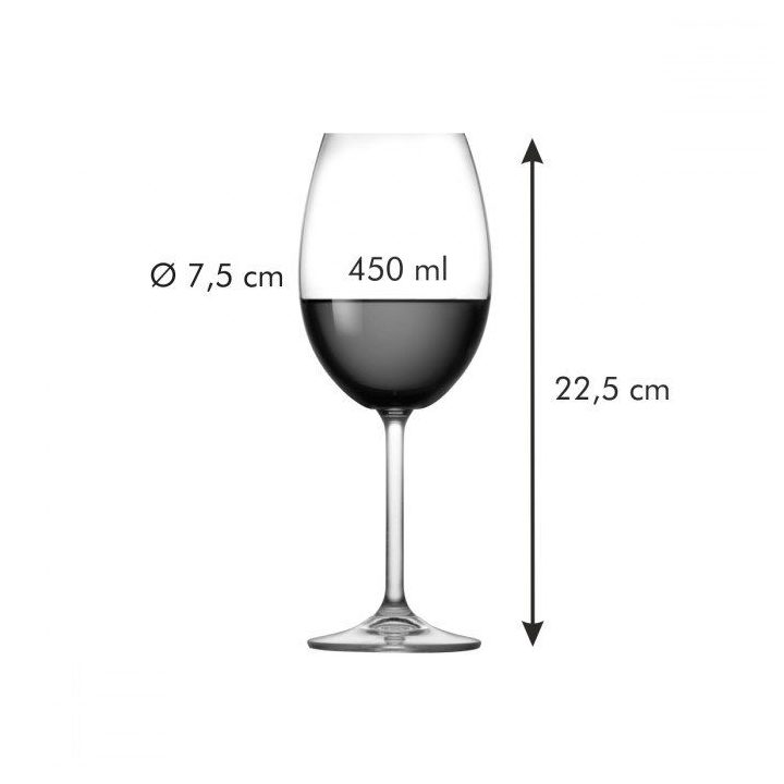 Vyno taurė Charlie 450 ml