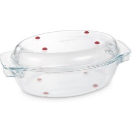 GrandChef ovalus stiklinis dangtis 35×21 cm
