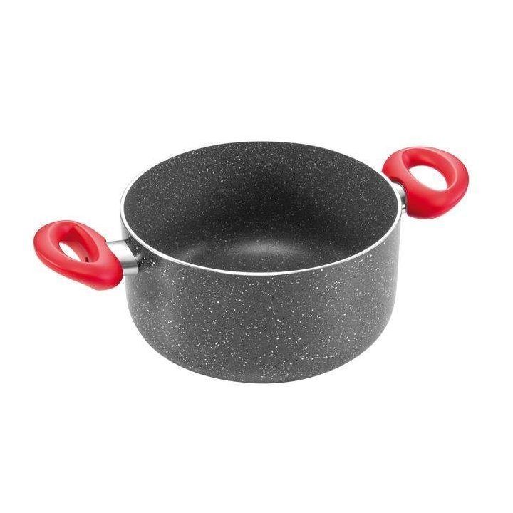 Raudonas puodas 24 cm, 4,5 l