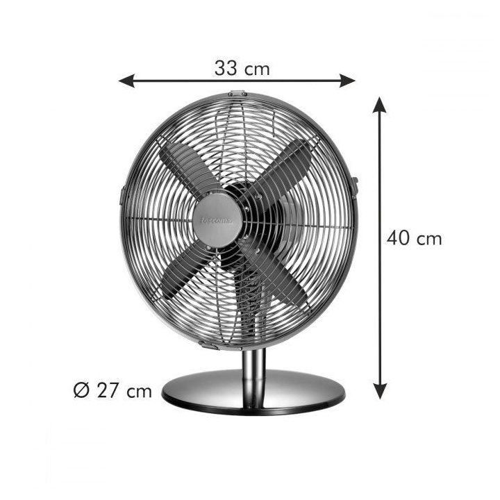 Stalinis ventiliatorius grafitinis 30 cm
