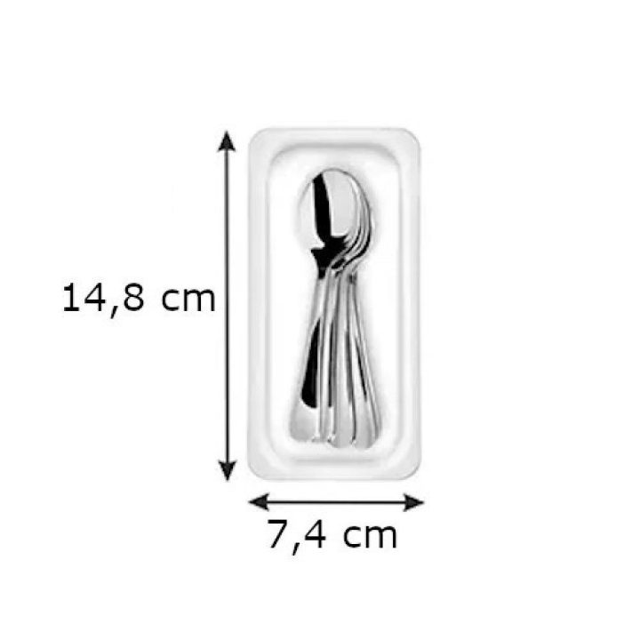 Kreminės spalvos Flexispace įdėklai 7,5 x 7,5 cm, 2 vnt.
