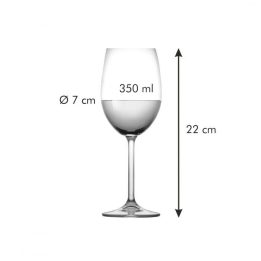 Baltos vyno taurė Charlie 350 ml