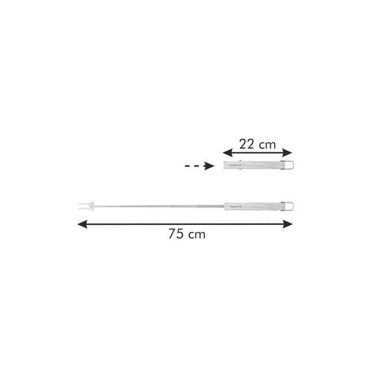 Teleskopinė kepimo šakutė 75 cm