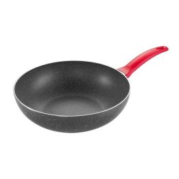 Raudonas 28 cm wok