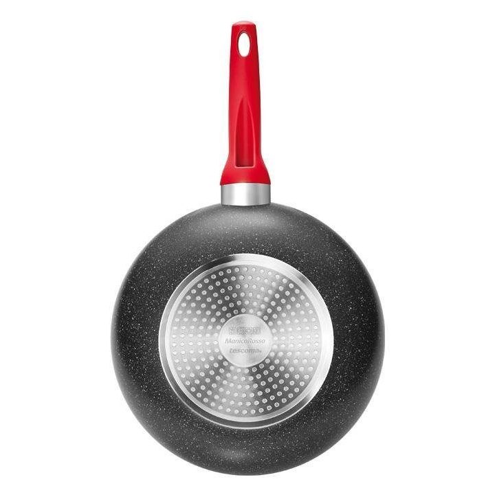 Raudonas 28 cm wok
