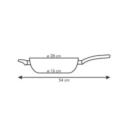 Wok keptuvė 28 cm
