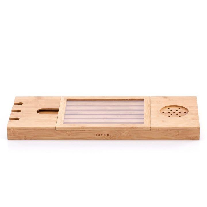 Bambukinis vonios padėklas 70×23×4,5 cm