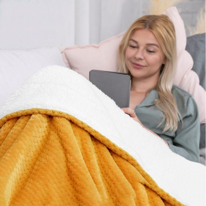 Oranžinė antklodė AmeliaHome Shleepy 130×180 cm