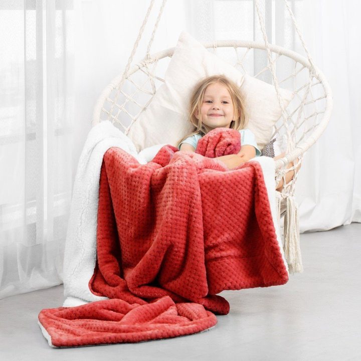 Raudona antklodė SHLEEPY 170×210 cm AmeliaHome