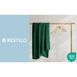 Pūkuota antklodė DecoKing HENRY 150 x 200 cm, butelio žalios spalvos