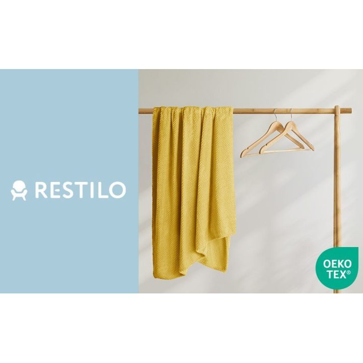 Antklodė DecoKing HENRY 70x150, garstyčių spalvos