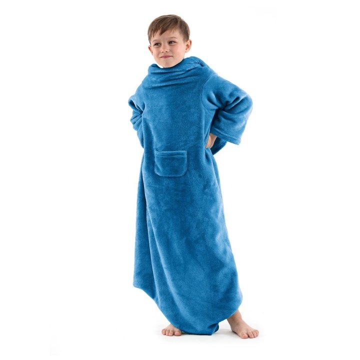 Antklodė vaikams, tamsiai mėlyna (90×105 cm) — LAZYKIDS INDIGO