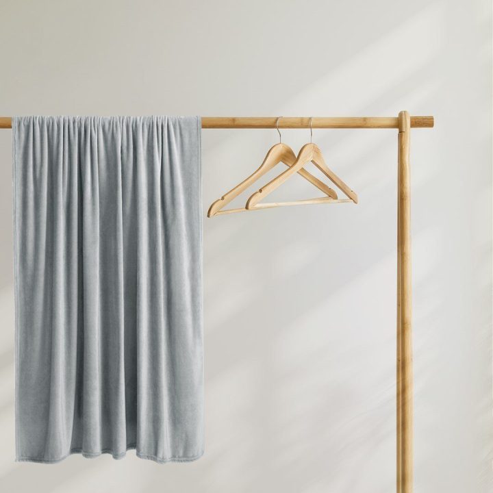 Pilka antklodė DecoKing MIC 200x220