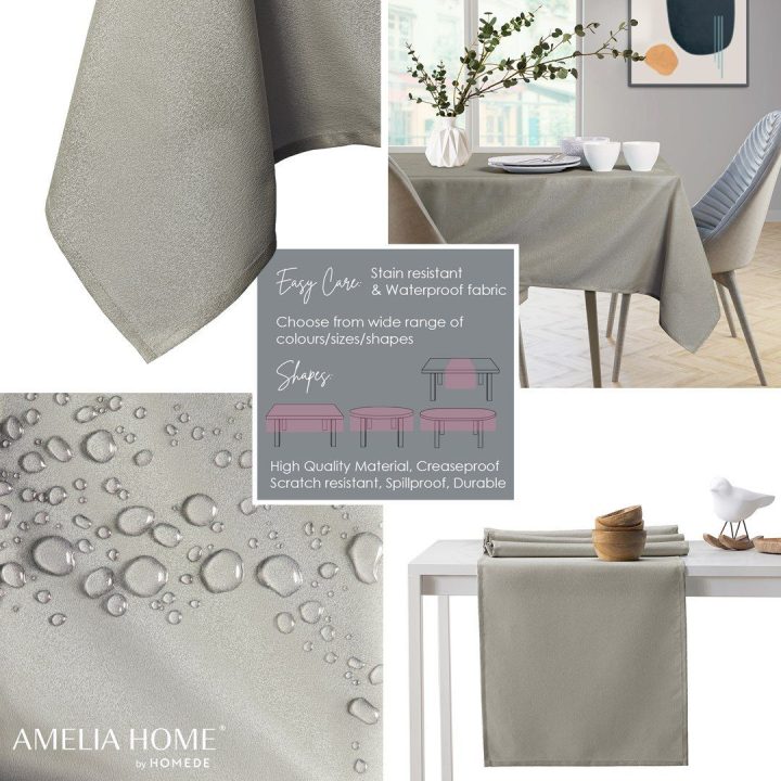 Staltiesė cappuccino 150 x 550 cm AmeliaHome EMPIRE
