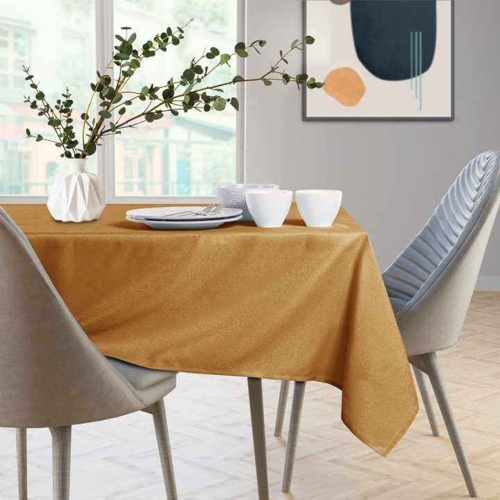 Staltiesė EMPIRE aukso‑baltas rinkinys 115×180 + 30×180