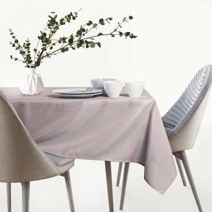 Staltiesė pudros rožinė EMPIRE 140×350 cm AmeliaHome