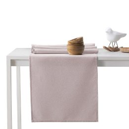 Staltiesė pudros rožinė EMPIRE rinkinys 115x180 + 30x180 AmeliaHome
