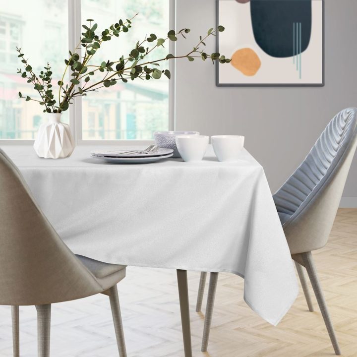 Balta staltiesė EMPIRE rinkinys 115x250 + 30x250, AmeliaHome