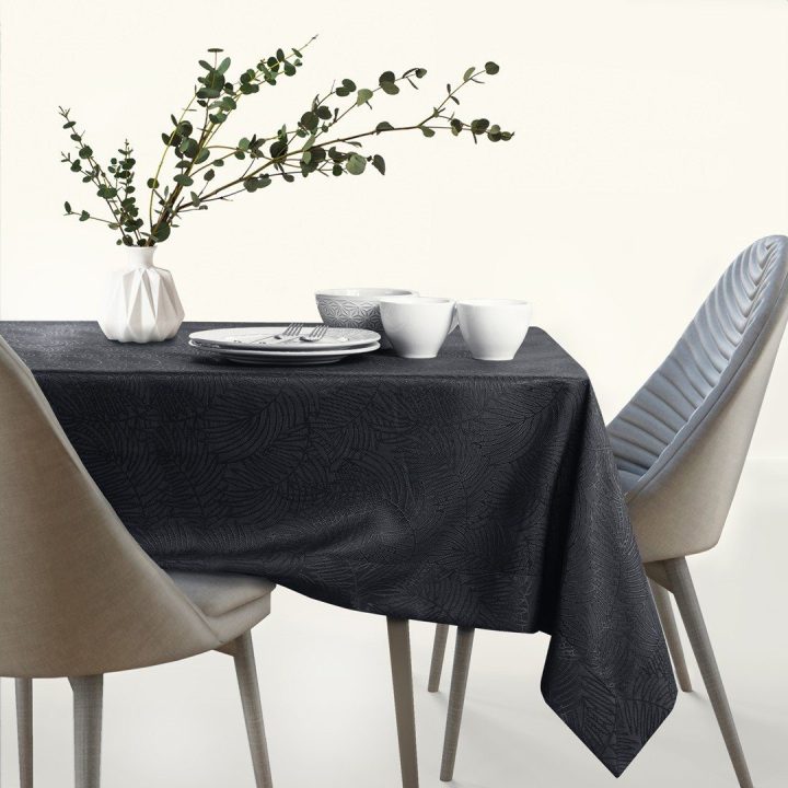 Staltiesė juoda 130×130 AmeliaHome GAIA