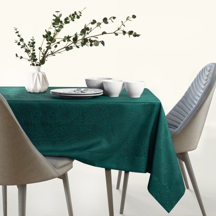 Staltiesė buteliškos žalios spalvos AmeliaHome GAIA 110×180 cm