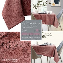 Staltiesė švelniai rožinė AH GAIA 80x80