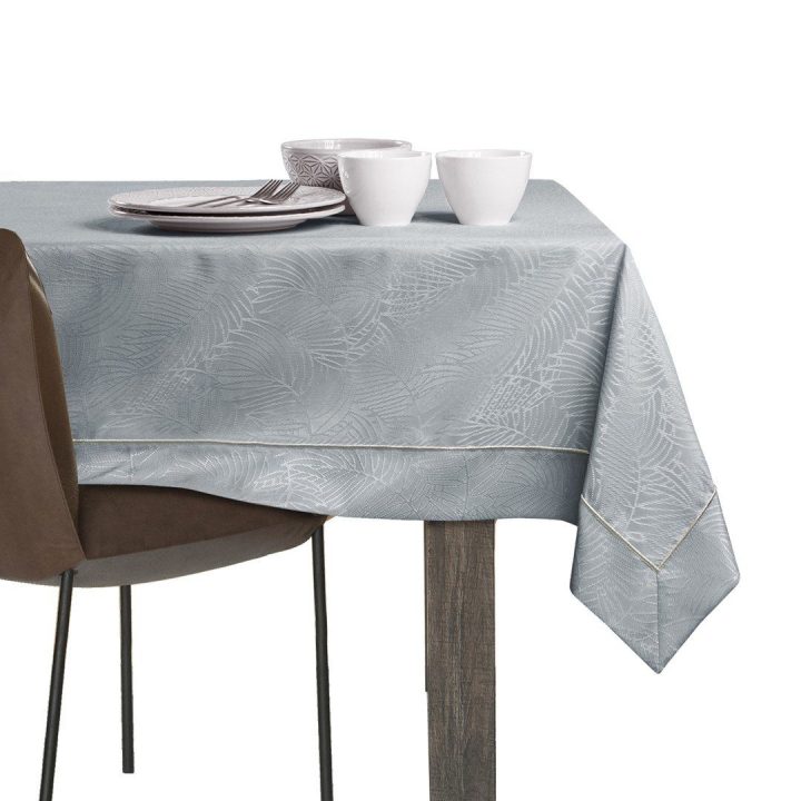 Pilka staltiesė AmeliaHome GAIA 110x110 cm