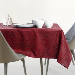 Staltiesė 140×300 bordo spalvos AmeliaHome