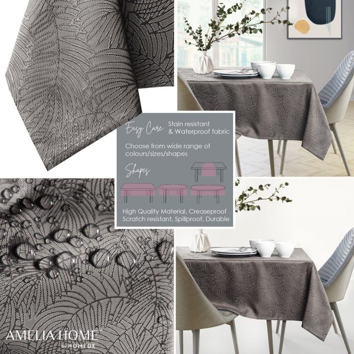 Staltiesė 130×130 cm kakavos spalvos AH GAIA