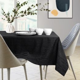 Staltiesė juoda 110×180 cm AH VESTA BRD