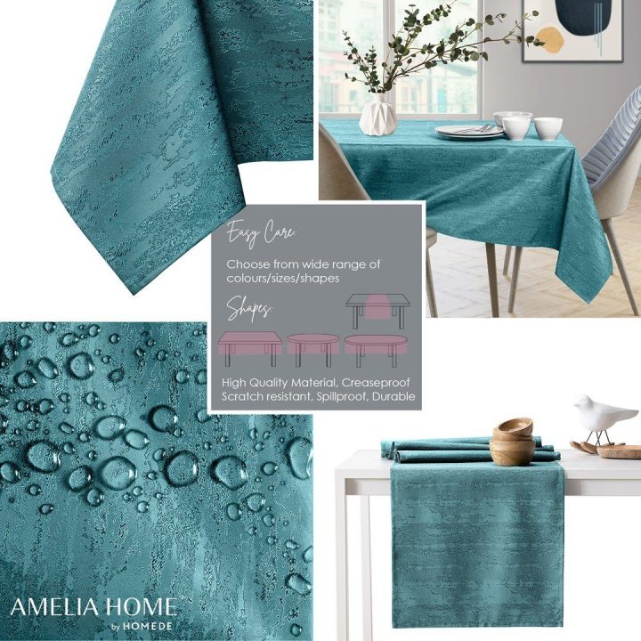 Staltiesė 140×340 cm tamsiai mėlyna AH VESTA BRD