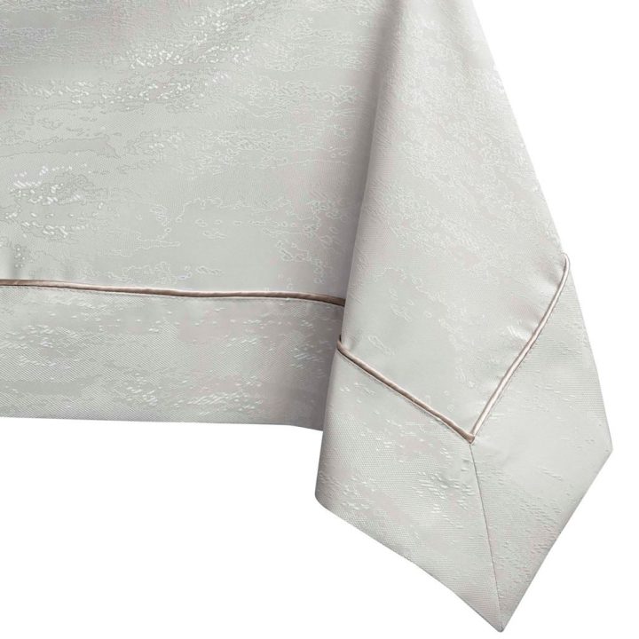 Staltiesė kreminės spalvos 140×160 cm AH VESTA