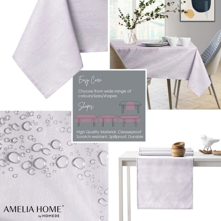 Staltiesė 120×120 cm lilakinė Vesta