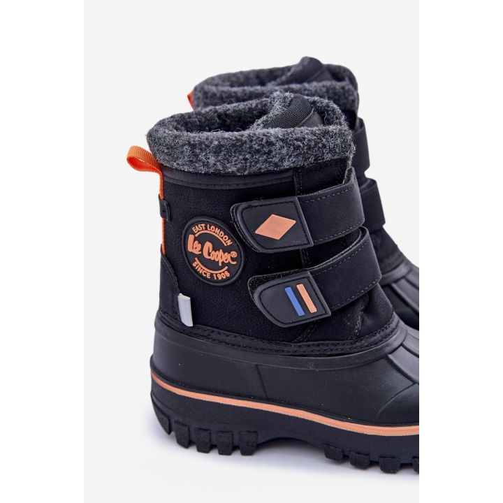 Vaikiški žieminiai batai su velcro Lee Cooper LCJ 2865K juodi