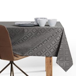 Staltiesė ovali 160×500 cm kakavos spalvos DK MAYA