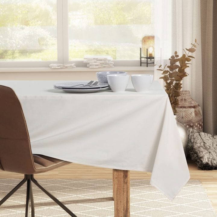 Staltiesių komplektas 115×300+35×300 kreminės spalvos DK PURE