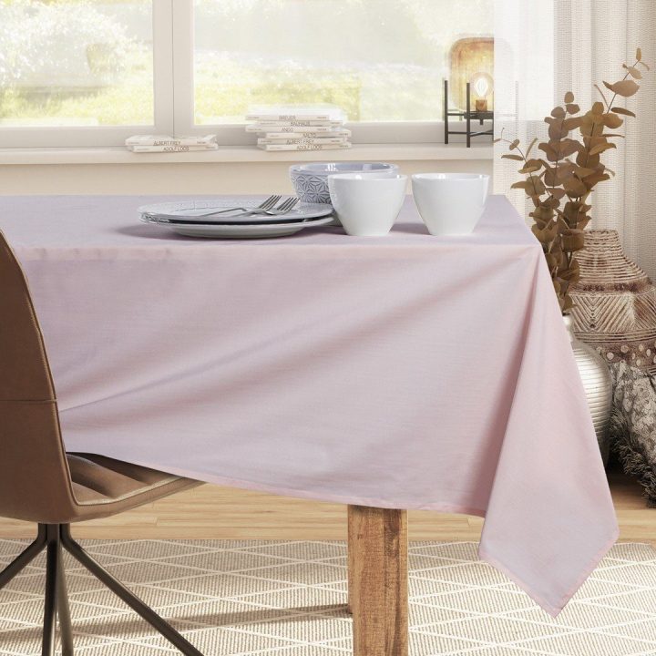 Staltiesė 150×220 cm šviesiai rožinė DK