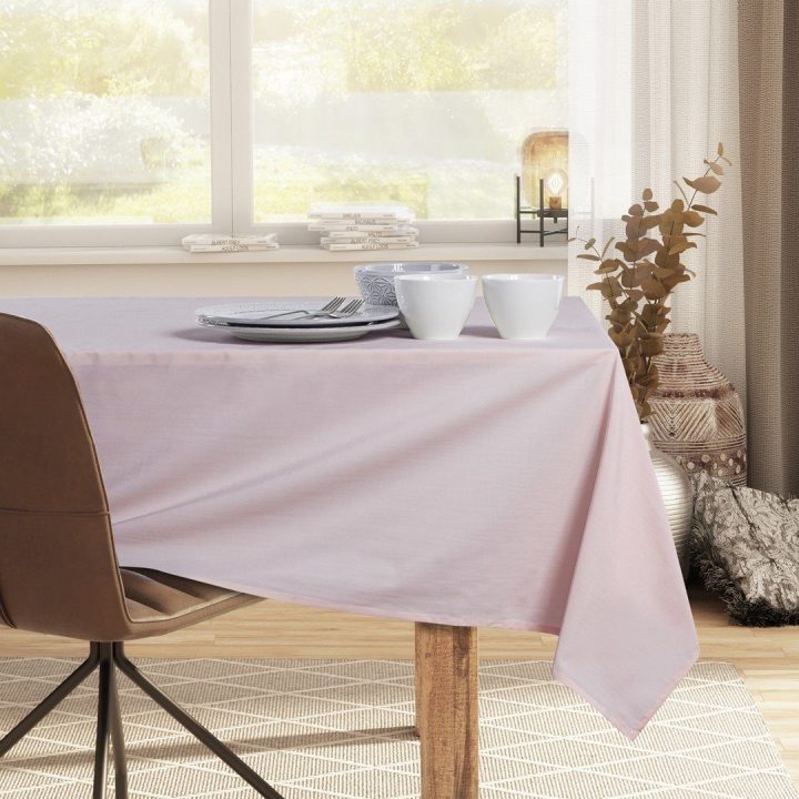 Staltiesė 110×200 cm šviesiai rožinė DK PURE