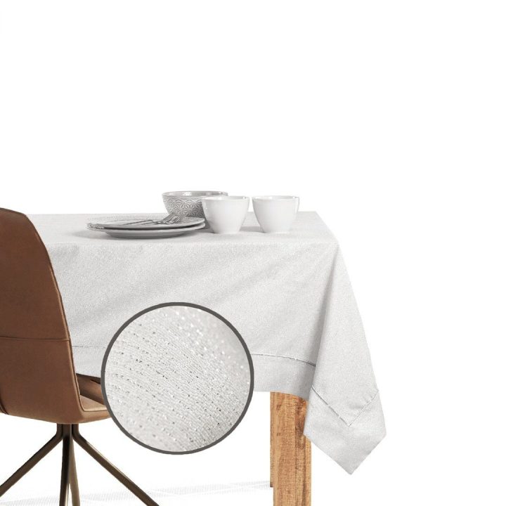 Staltiesė 140×180 kreminė DK Sparkle