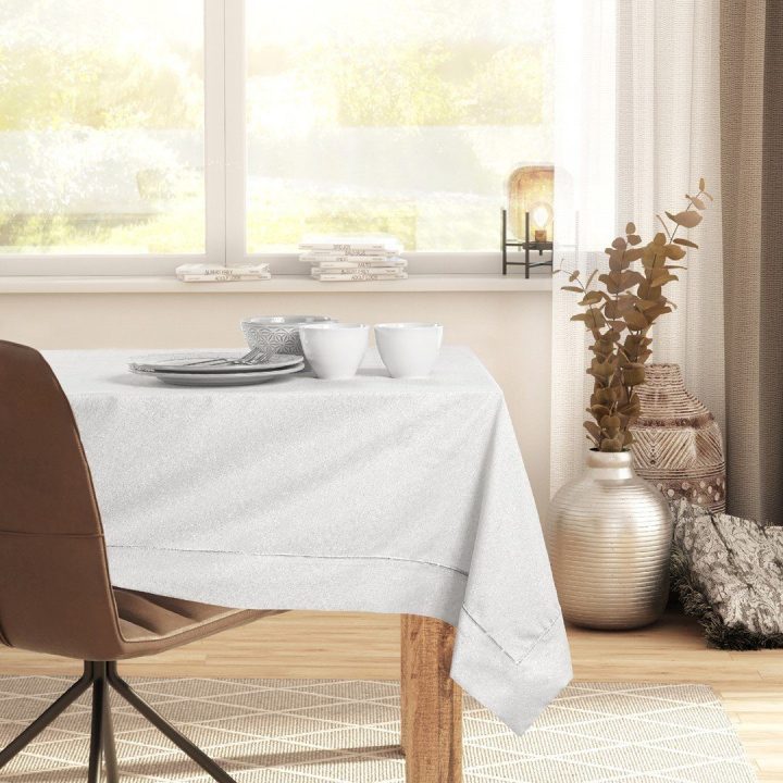 Staltiesė 140×180 kreminė DK Sparkle